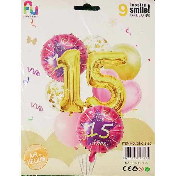 Set Globos 15