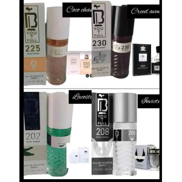 Perfumes spray números 
