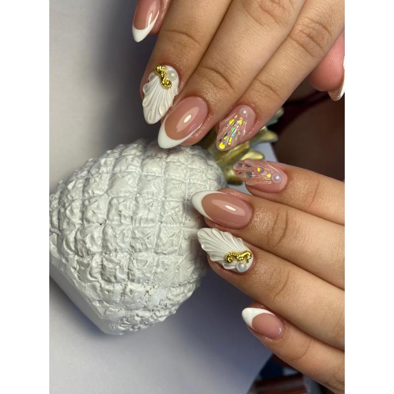 Uñas Acrílico Cortas