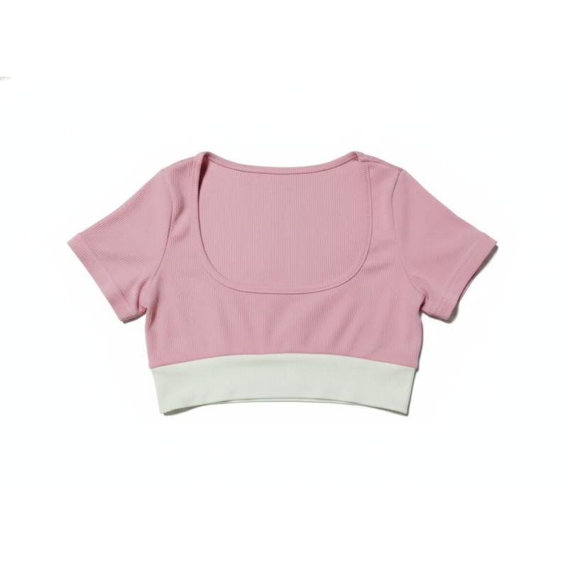 Blusa Rosa corta