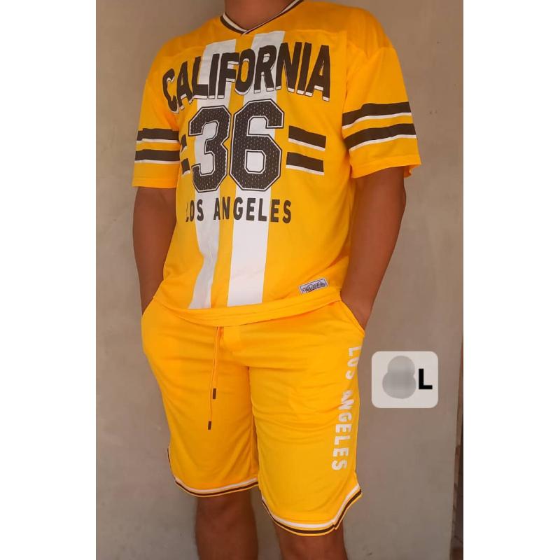 Conjunto Hombre Amarillo California