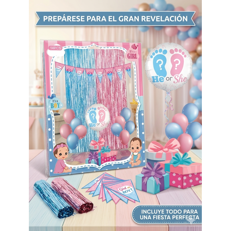 Set Decorativo para Revelación 