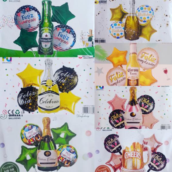 Set Globos Adulto 5 pz