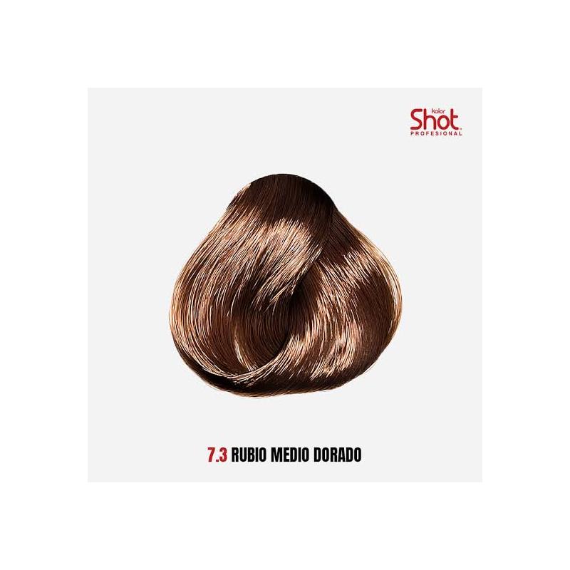 7.3 rubio medio dorado 
