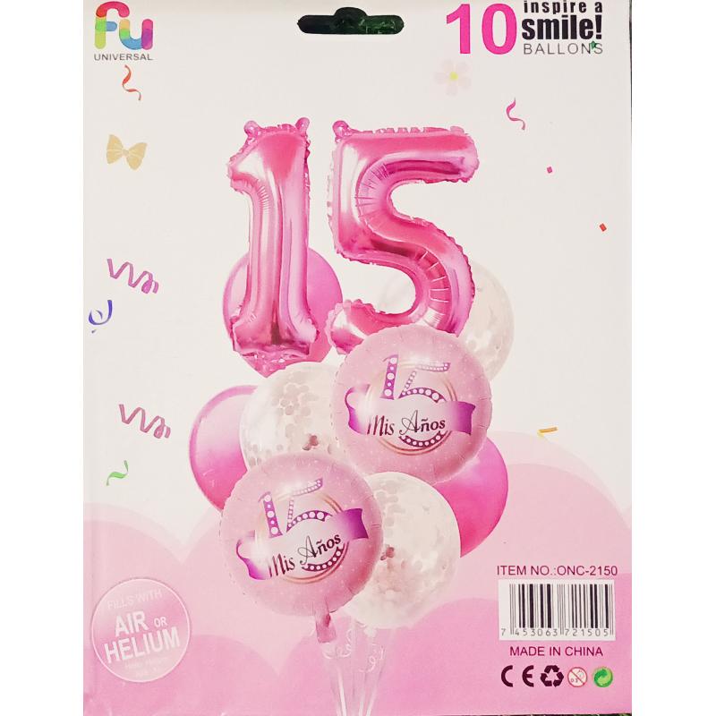 Set Globos 15