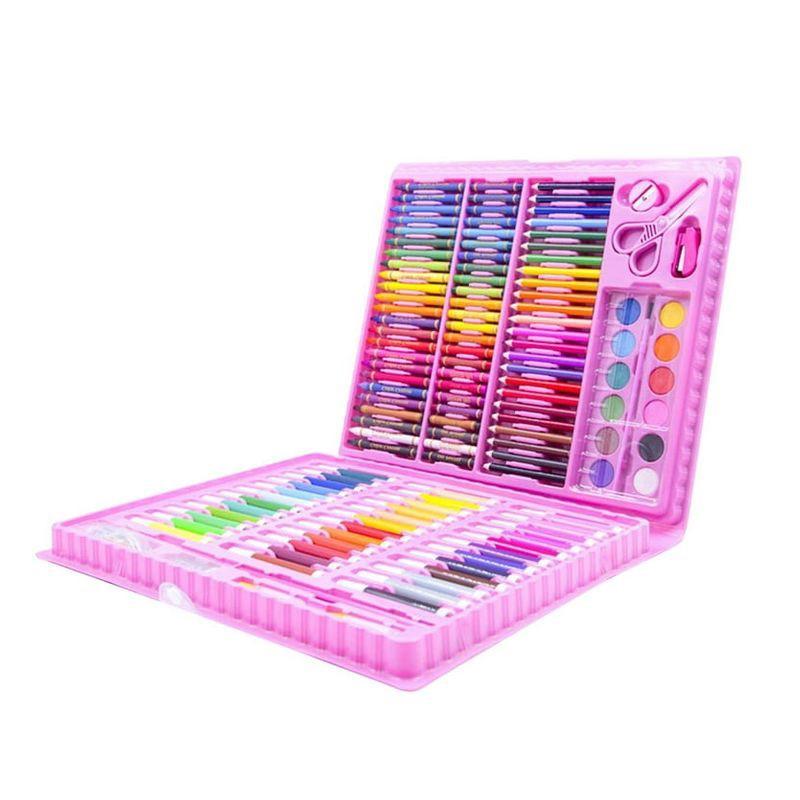 Kit de Dibujo Rosa 150 Piezas