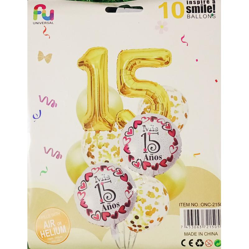 Set Globos 15
