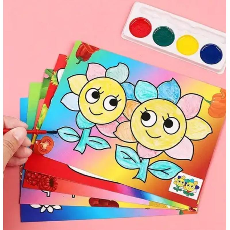 Acuarela con Tablero 