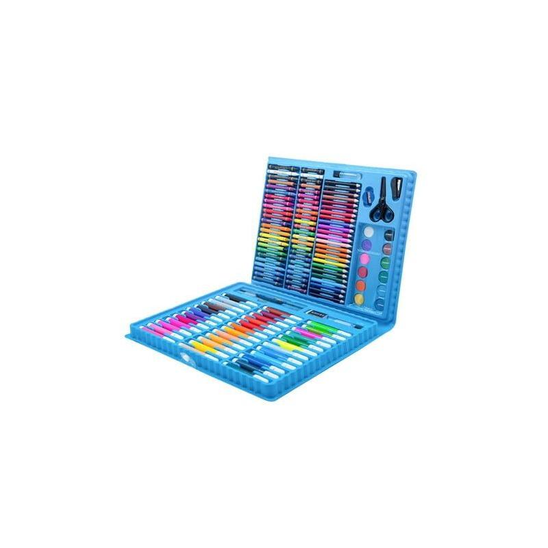 Kit de Dibujo Azul de 150 piezas