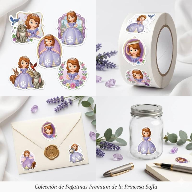 Sticker de Princesa Sofía (10 unidades)