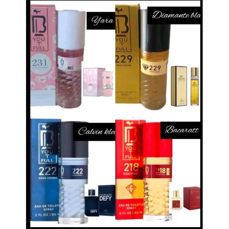 Perfumes spray números 