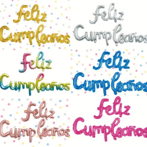 Cartel Feliz Cumpleaños