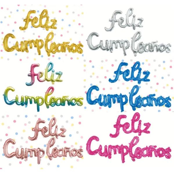 Cartel Feliz Cumpleaños