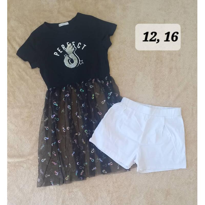 Conjunto Niña Negro Perfect