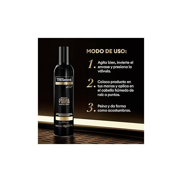 Espuma Tresemmé Ondas y Rizos