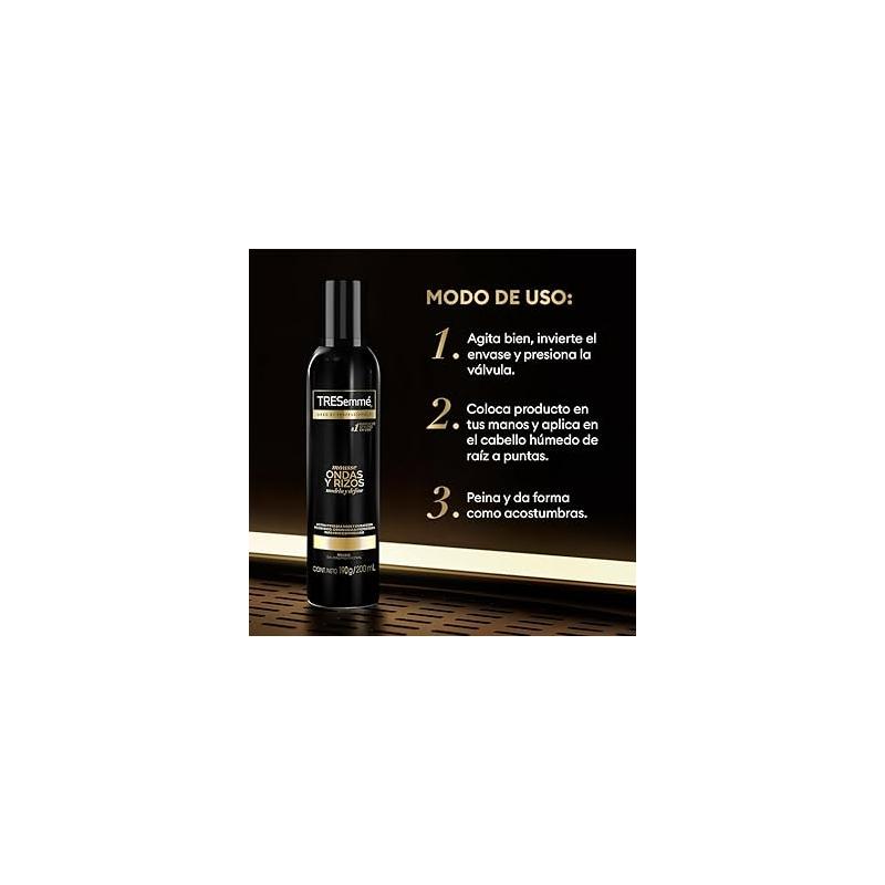 Espuma Tresemmé Ondas y Rizos