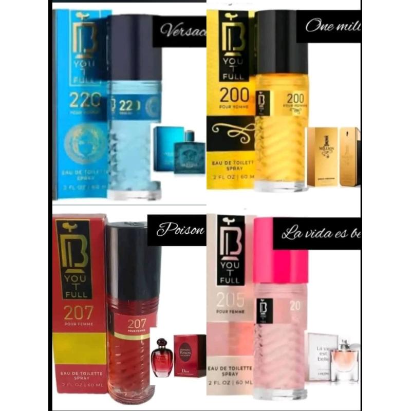 Perfumes spray números 