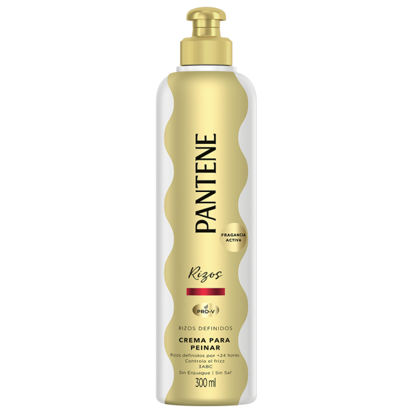 Crema de peinar Pantene para pelo rizo