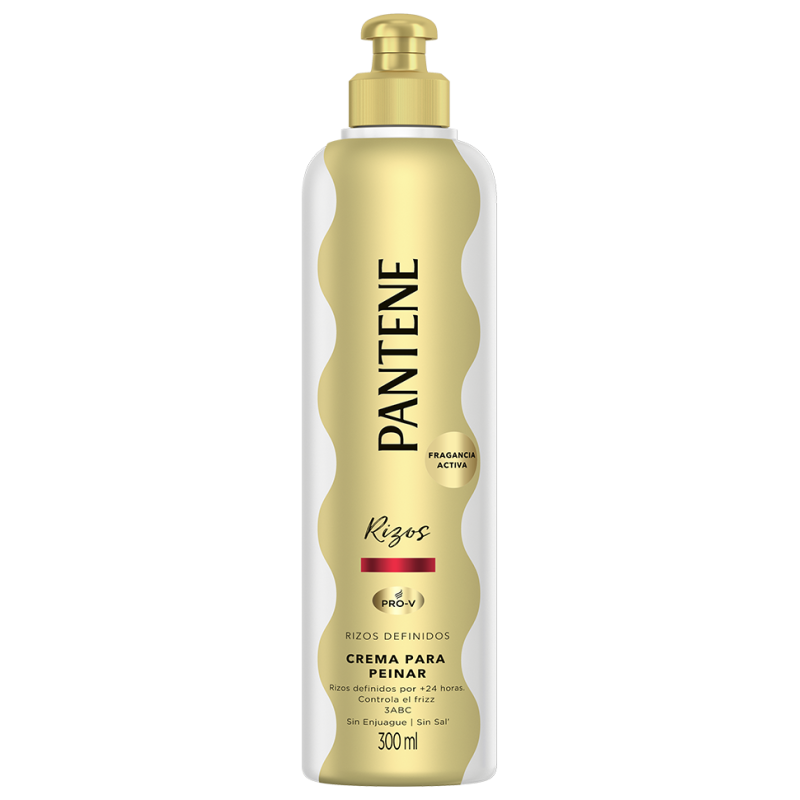 Crema de peinar Pantene para pelo rizo
