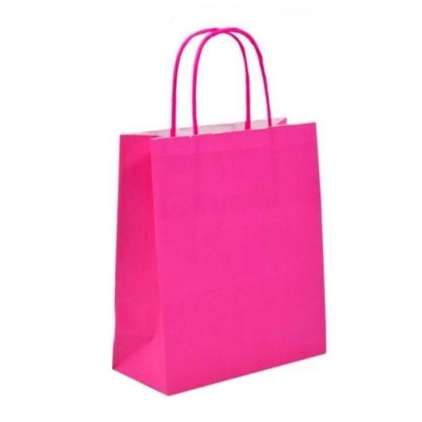 Bolsa de papel 33*26 Rosada