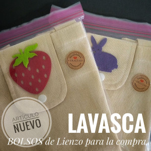 Bolsos de lienzo para la compra