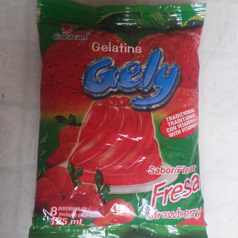 Gelatina de fresas
