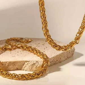 Juego de cadena y pulsera