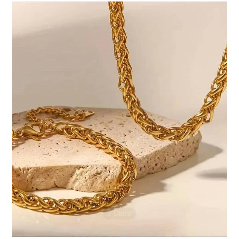 Juego de cadena y pulsera