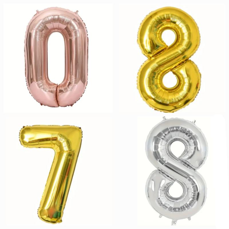 Globo de # de 16 pulgadas 