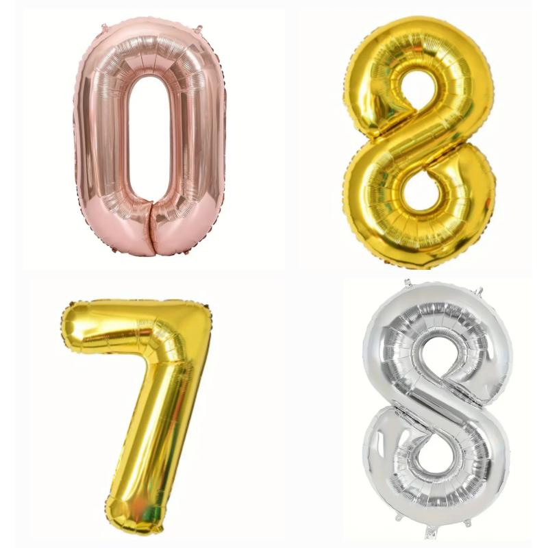 Globo de # de 16 pulgadas 