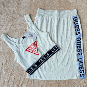 Conjunto Falda Guess Blanco