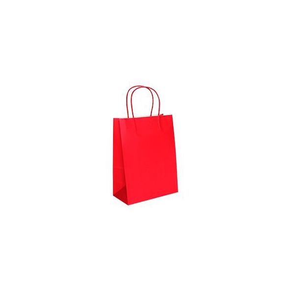 Bolsa de papel 27*22 Roja