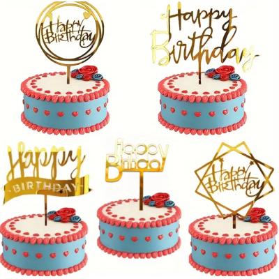 Happy Brithday Acrilico