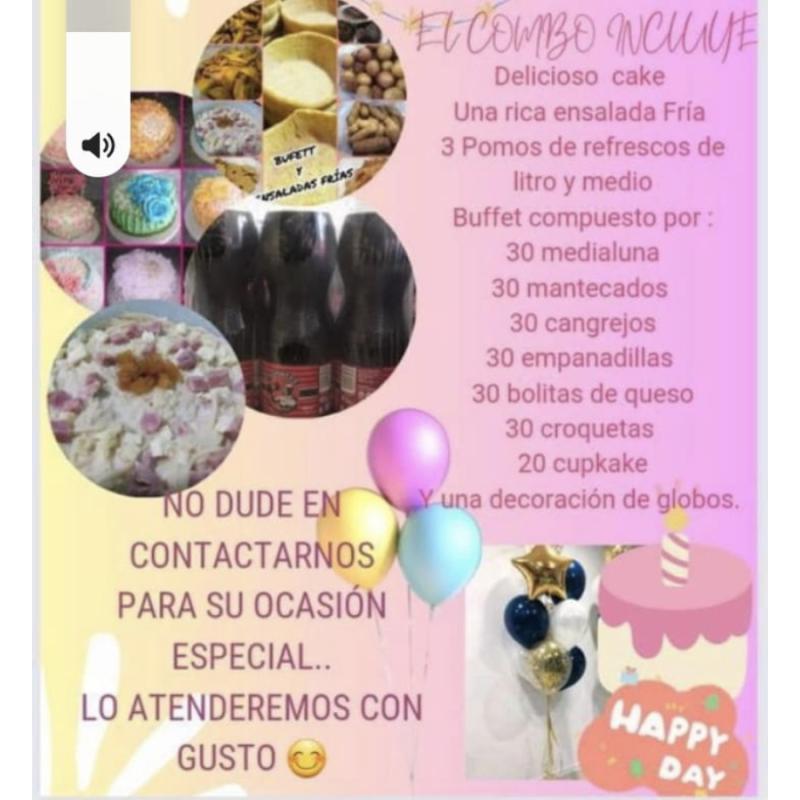 Combo de Buffet y Kake