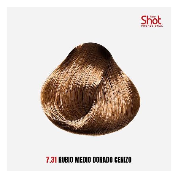 7.31 rubio medio dorado cenizo