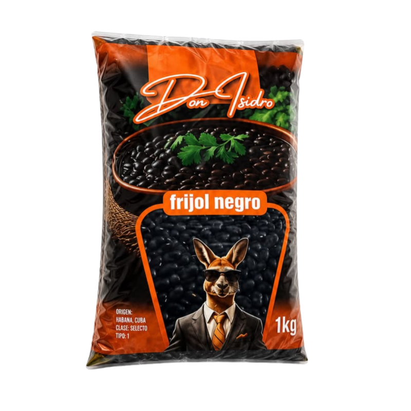 Frijol Negro 1 kg Don Isidro